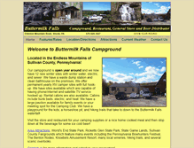 Tablet Screenshot of buttermilkfallscampground.com
